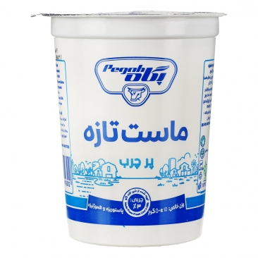 ماست پرچرب 500 گرمی پگاه