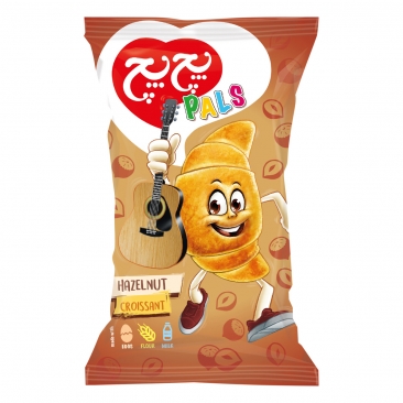 کروسان با مغزی کرم فندق 30 گرمی پچ پچ