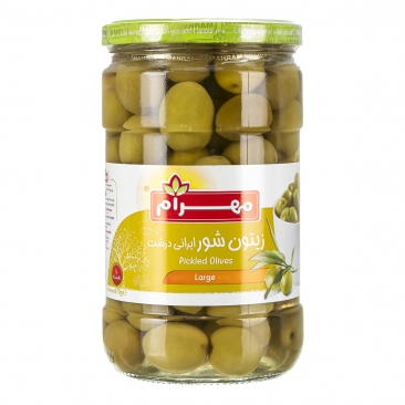 زیتون شور با هسته 670 گرمی مهرام