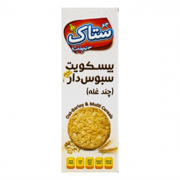 بیسکویت سوبوس دار چندغله 350 گرمی ستاک