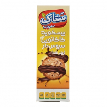 بیسکویت سبوس دار کاکائویی 340 گرمی ستاک 