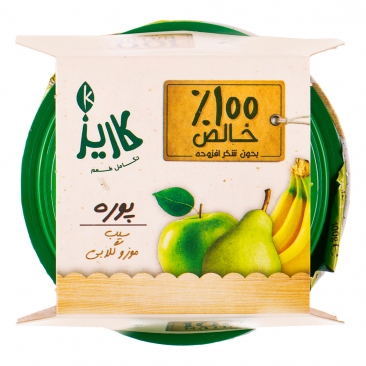 پوره مخلوط سیب، موز و گلابی دو عددی 100 گرمی کاریز