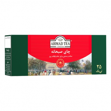 چای کیسه‌ای صبحانه 25 عددی احمد