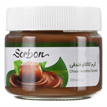 کرم کاکائو فندقی 300 گرمی سوربن