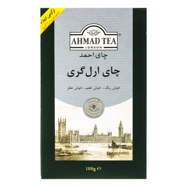 چای سیاه شکسته ارل گری 100 گرمی احمد