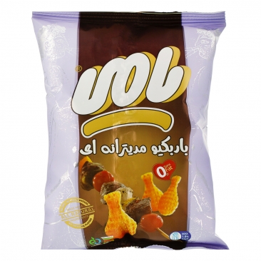 اسنک باربیکیو مدیترانه ای 80 گرمی یامی