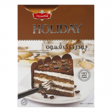 پودر کیک قهوه 500 گرمی شاهسوند