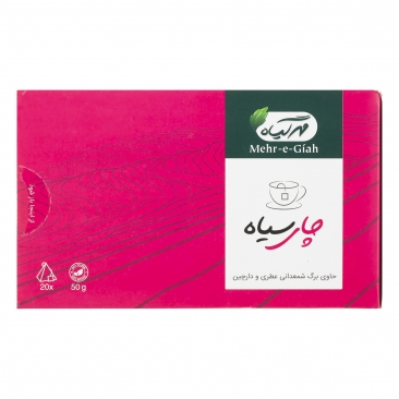 چای کیسه ای عطری با طعم دارچین 20 عددی مهرگیاه