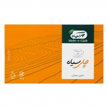 چای کیسه ای حاوی زعفران 20 عددی مهرگیاه