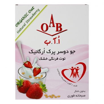 جو دوسر پرک توت فرنگی خشک 200 گرمی اُ. آ. ب