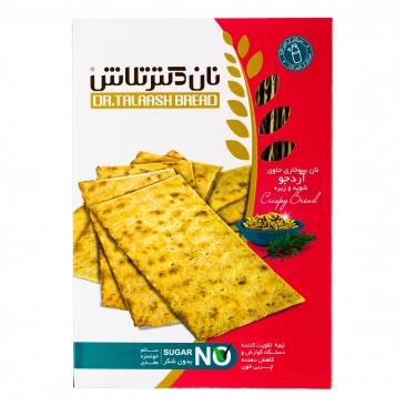 نان سوخاری حاوی آرد جو، شیود و زیره 400 گرمی دکتر تلاش