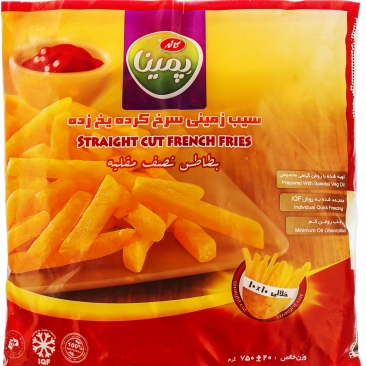 سیب زمینی پمینا سرخ کرده یخ زده 750 گرمی کاله
