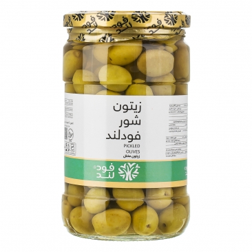 زیتون شور 670 گرمی فودلند