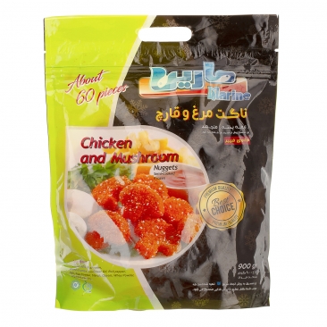 ناگت مرغ و قارچ 900 گرمی مارین