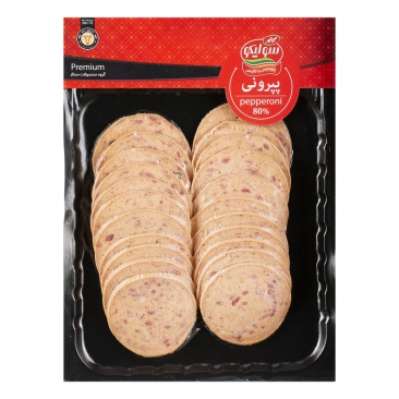 کالباس پپرونی 80 درصد 250 گرمی سولیکو