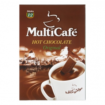 شکلات داغ اُریجینال 12 عددی مولتی کافه