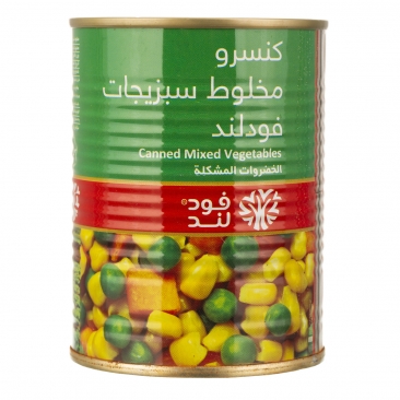 کنسرو مخلوط سبزیجات 380 گرمی فودلند