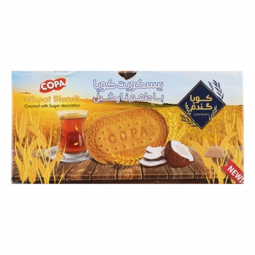 بیسکویت گندم نارگیلی 900 گرمی کوپا