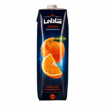 نکتار پرتقال 1000 میلی لیتری شادلی