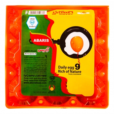 تخم مرغ 9 عددی آباریس