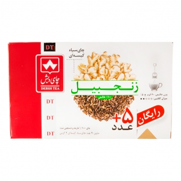 چای سیاه  کیسه ای زنجبیل 20 عددی دبش