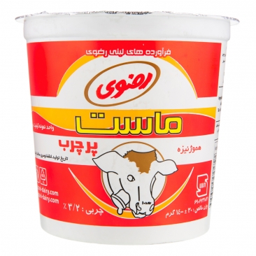 ماست پرچرب 1400 گرمی رضوی
