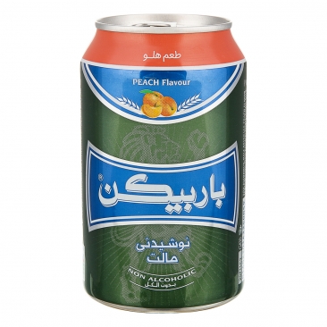 نوشیدنی مالت هلو 330 میلی لیتری باربیکن