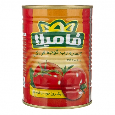 رب گوجه فرنگی 400 گرمی فامیلا