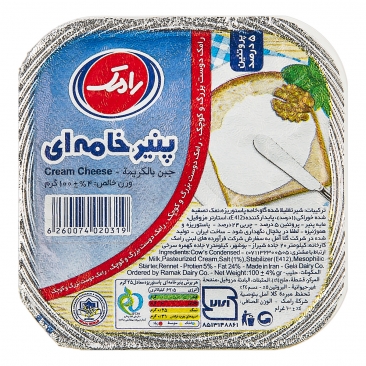 پنیر خامه ای 100 گرمی رامک