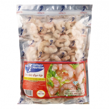 فیله میگو سایز (150-100) 800 گرمی مه پروتئین