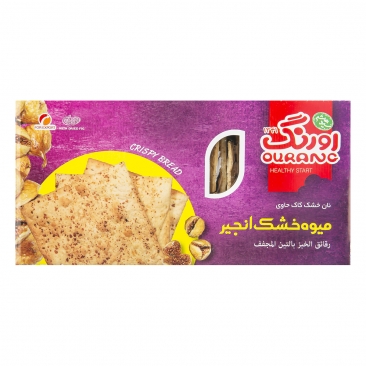 نان خشک کاک حاوی میوه خشک انجیر 400 گرمی اورنگ