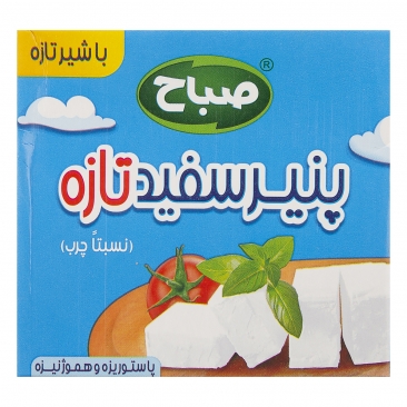 پنیر سفید نسبتا چرب 520 گرمی صباح