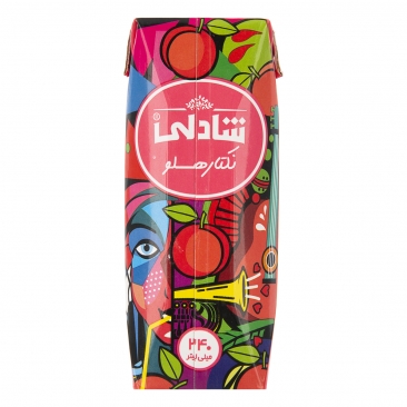نکتار هلو 240 میلی لیتری شادلی