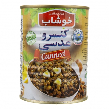 کنسرو عدسی 350 گرمی خوشاب
