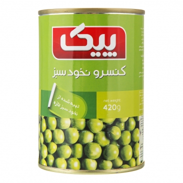 کنسرو نخود سبز 420 گرمی پیک