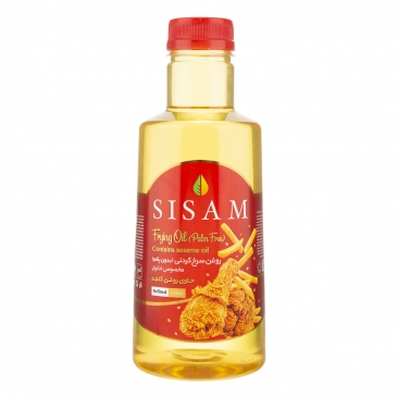 روغن سرخ کردنی بدون پالم حاوی روغن کنجد  1350 میلی لیتری سی سام