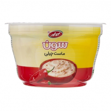 ماست چیلی همزده پرچرب 400 گرمی کاله