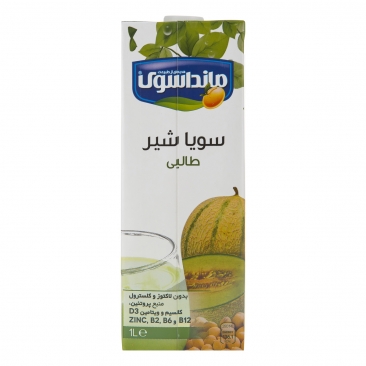 شیر سویا فرادما با طعم طالبی 1000 میلی‌لیتری مانداسوی