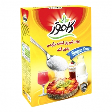 پودر شیرین کننده رژیمی بدون قند 200 گرمی کامور