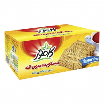 بیسکویت شیرین اما بدون قند  400 گرمی کامور