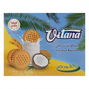 بیسکویت نارگیلی 590 گرمی ویتانا