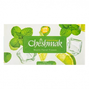 دستمال کاغذی طرح موهیتو دو لایه 150 برگ چشمک