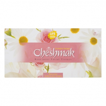 دستمال کاغذی رز مینا دو لایه 150 برگ چشمک