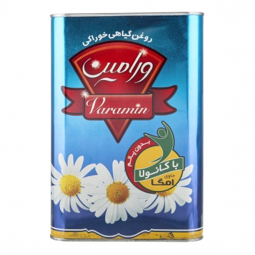 روغن گیاهی خوراکی بدون پالم 5 کیلویی ورامین
