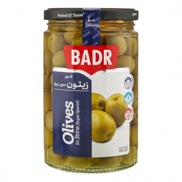شور زیتون سوپرویژه 650 گرمی بدر