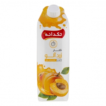 آب زردآلو 1 لیتری تکدانه