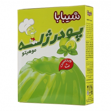 پودر ژله موهیتو ویتامین ث 100 گرمی شیبابا