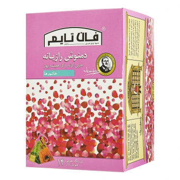 دمنوش گیاهی رازیانه حاوی گزنه و گل همیشه بهار 14 عددی فان تایم