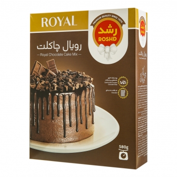 پودر کیک نیمه آماده شکلاتی 580 گرمی رشد