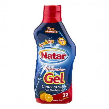 ژل ماشین ظرفشویی لیمویی 650 میلی لیتری ناتار